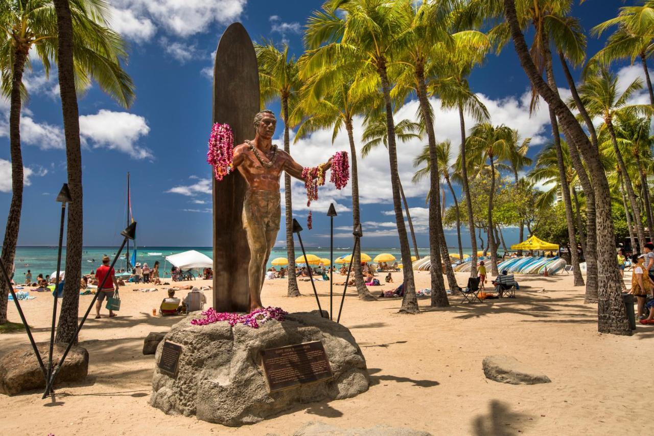 Steps To Waikiki Beach! Newly Renovated With 75" Tv Honolulu Luaran gambar